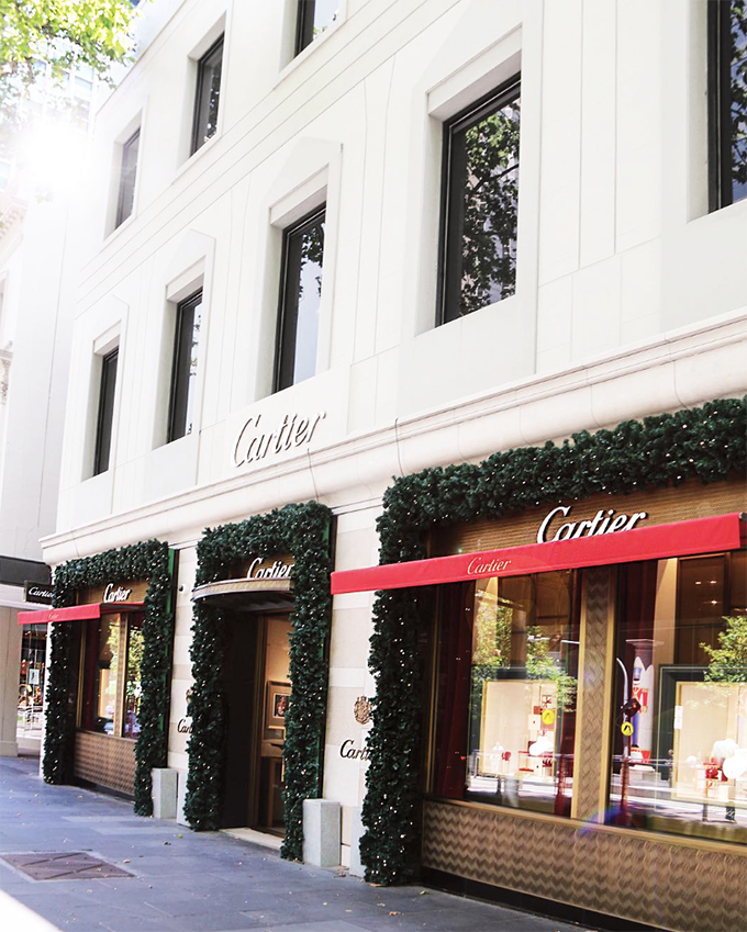 Cartier - Christmas Shop Front - Melbourne Australia - MELBOURNE GIRL